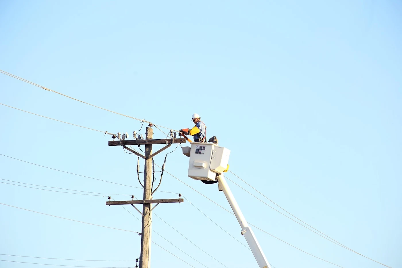 Fiber and telecom infrastructure work